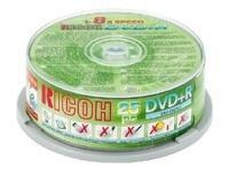 Ricoh DVD+R 8x 4.7GB 10er Cake Box 4.7ГБ DVD+R 10шт