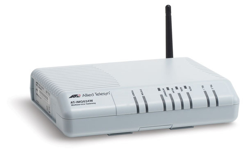 Allied Telesis ADSL2/2+ based intelligent Multiservice Gateway w/ 802.11b/g, 2x FXS VoIP & 4x LAN ports gateways/controller