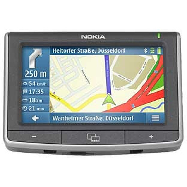 Nokia 500 Auto Navigation Фиксированный Сенсорный экран Серый навигатор