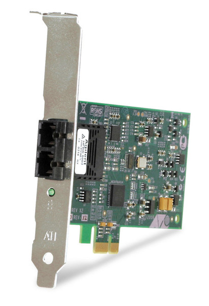 Allied Telesis 100FX Desktop PCI-e Fiber Network Adapter Card w/PCI Express, Federal & Government 100Mbit/s networking card