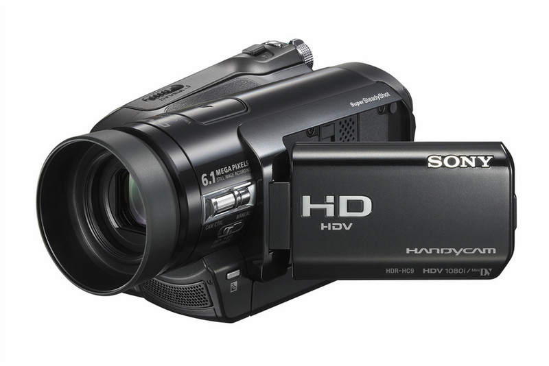 Sony HDR-HC9E 6.1MP CMOS Black hand-held camcorder