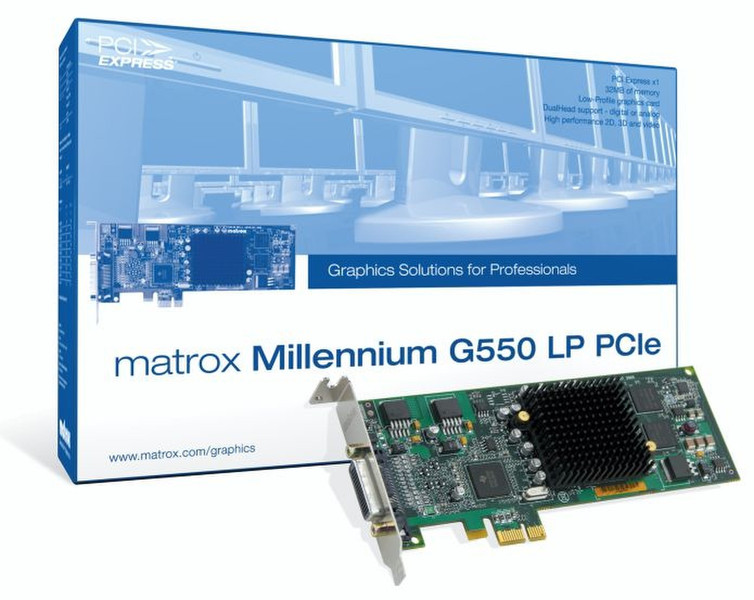 Matrox G55-MDDE32LPDF GDDR graphics card