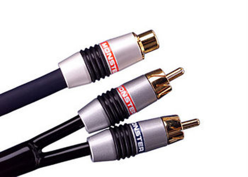 Monster Cable Audio Y-Adapter Schwarz Kabelschnittstellen-/adapter