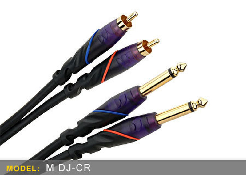 Monster Cable DJ Cable M DJ-CR-2M 2m 2 x RCA 2 x 6.35mm audio cable