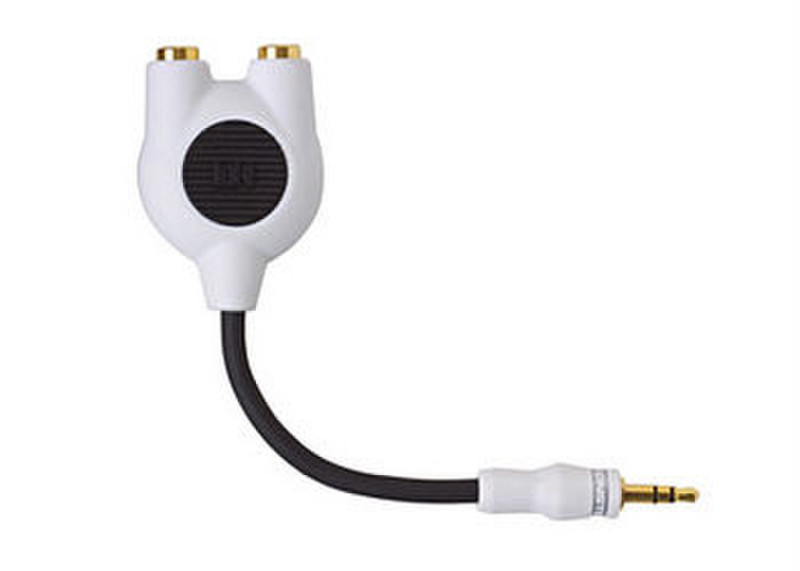 Monster Cable iSplitter™ Mini Headphone Y-Adapter for iPod® Белый кабельный разъем/переходник