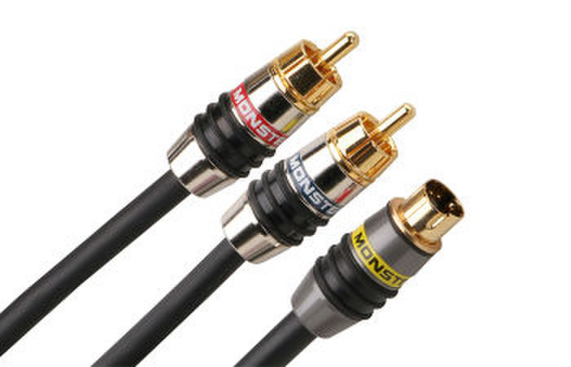 Monster Cable 2/Interlink® 250 A/V Connection Kit (S-Video) 2м Черный