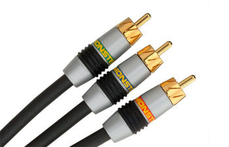 Monster Cable High-Resolution Component Video Cable 2m 2м RCA RCA Черный компонентный (YPbPr) видео кабель