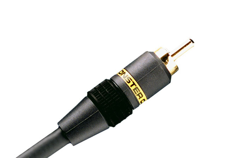 Monster Cable SV1R-1M Video Cable 1m Schwarz Composite-Video-Kabel
