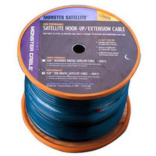 Monster Cable ISAT™ 200 RG-6 Digital Satellite Cable MS ISAT200-500 152.4м Синий коаксиальный кабель