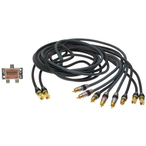 Monster Cable High Performance Picture-In-Picture Kit RF Coaxial RCA Черный кабельный разъем/переходник
