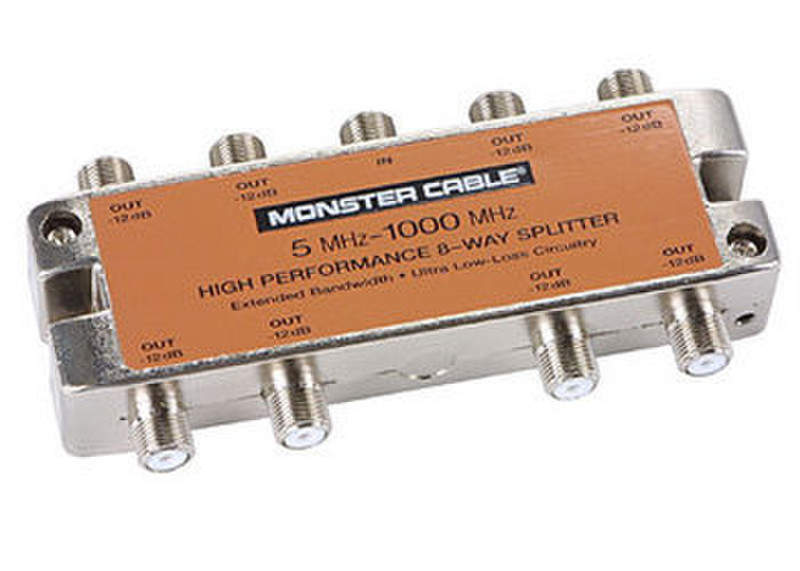 Monster Cable Standard® RF Splitters For CATV Signals cable interface/gender adapter