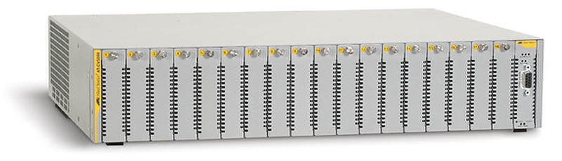 Allied Telesis 18-slot 2U, rack-mountable chassis for Converteon™ blades network equipment chassis