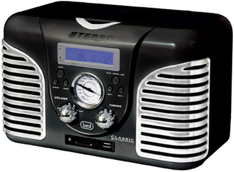 Trevi TT 1060 CD Цифровой 15Вт Черный CD радио