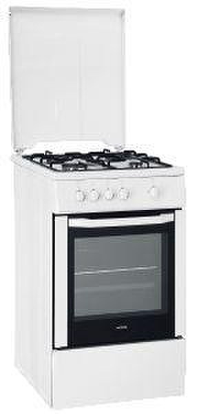 Beko CSG 52000 DW Freestanding Gas hob White cooker