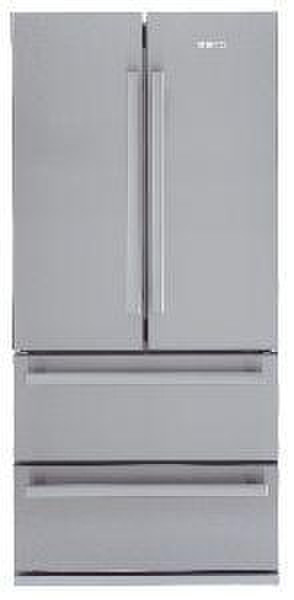 Beko GNE60021X freestanding 550L A+ Grey side-by-side refrigerator
