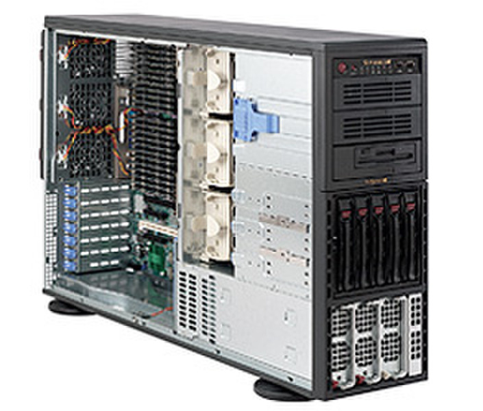 Supermicro SuperServer 8045C-3RB, Black