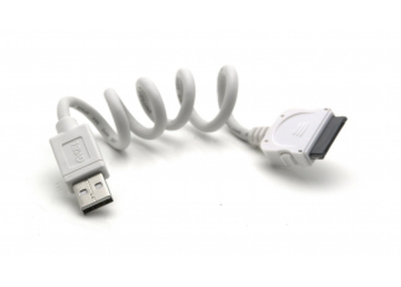 G&BL 0.42m USB/Dock 0.42м USB Dock Белый дата-кабель мобильных телефонов