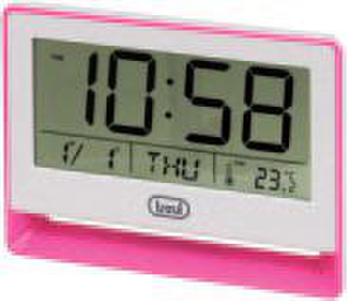 Trevi SLD 3018 Digital table clock Rechteckig Pink
