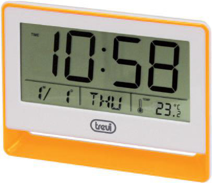 Trevi SLD 3018 Digital table clock Rectangular Yellow