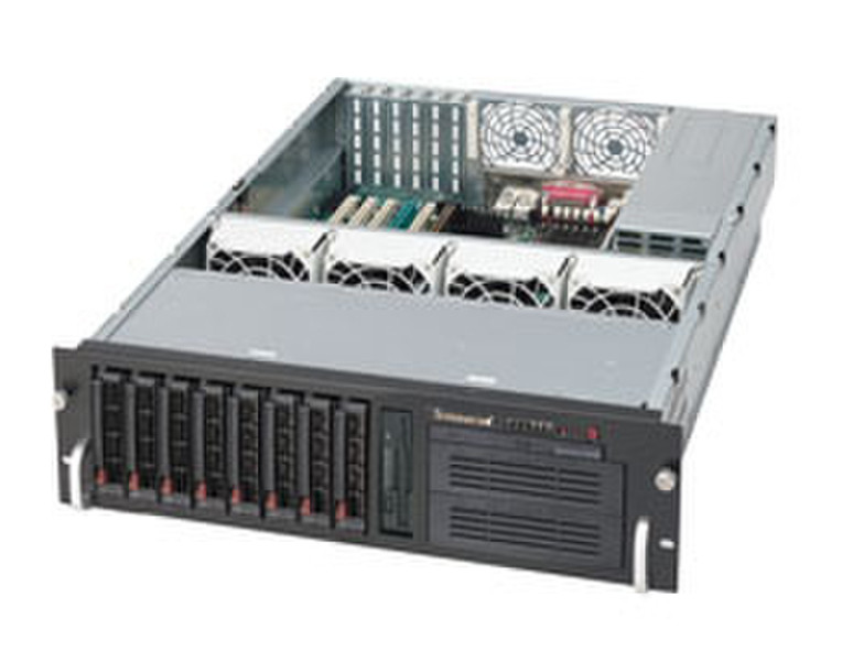 Supermicro SuperChassis 833T-650B, Black Low Profile (Slimline) 650W Black computer case