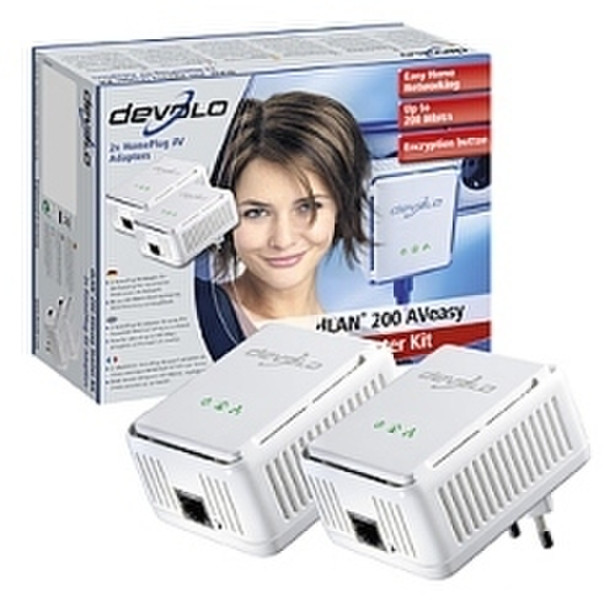 Devolo dLAN 200 AVeasy Starter Kit 200Mbit/s networking card