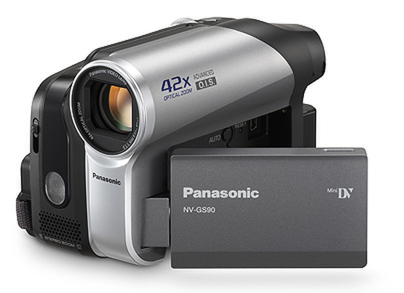 Panasonic NV-GS90 MiniDV Tape Camera 0.8MP CCD Silver