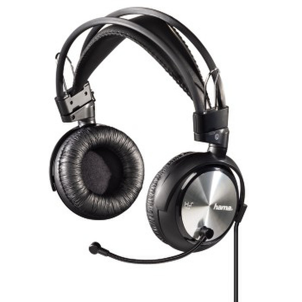Hama Hs-702 Binaural Head-band Black headset