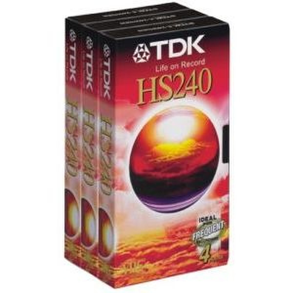 TDK HS 180 3-pack Video сassette 180мин 3шт