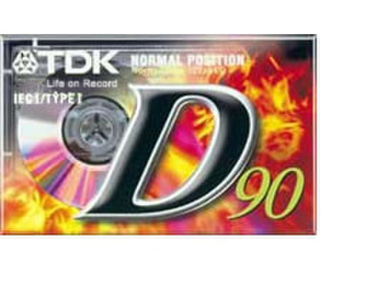 TDK Audio Tape D C-90 5-pack