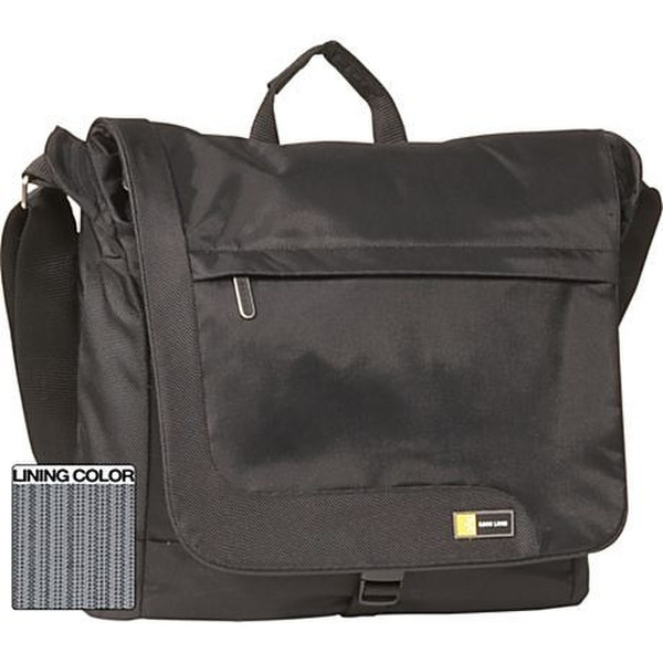Case Logic TK Expandable Messenger Bag Black 15.4