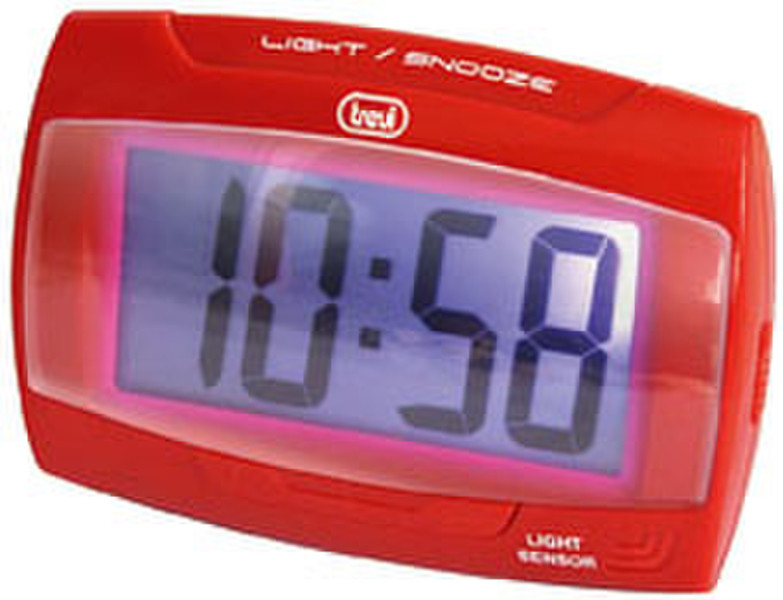 Trevi SLD 3065 Digital table clock Rectangular Red