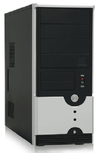 Foxconn TSAA614 Full-Tower 450Вт Черный, Cеребряный системный блок