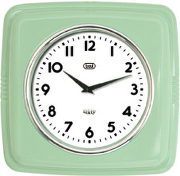 Trevi OM 3312 S Quartz wall clock Quadratisch Grün