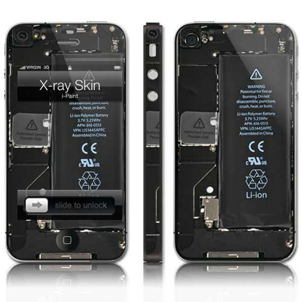 i-Paint X-Ray Skin iPhone4/4s 1шт