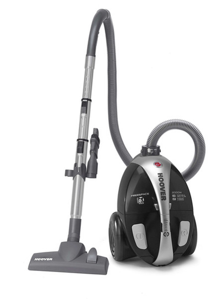 Hoover TFS 5201 Cylinder vacuum cleaner 2.3L 2000W Black,Silver vacuum