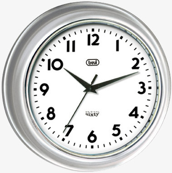 Trevi OM 3315 S Quartz wall clock Kreis Grau