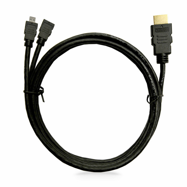 Muvit MUNTC0005 1.5m Micro-USB HDMI Black mobile phone cable