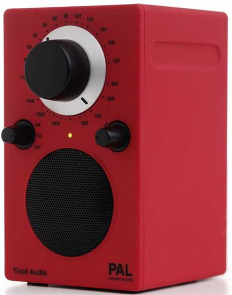 Tivoli Audio PAL Portable Analog Red