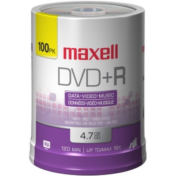 Maxell 4.7GB DVD+R 100pk 4.7ГБ DVD+R 100шт