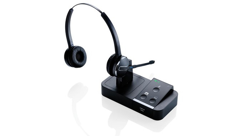 Jabra PRO 9450 Duo DECT Monophon Kopfband Schwarz Headset