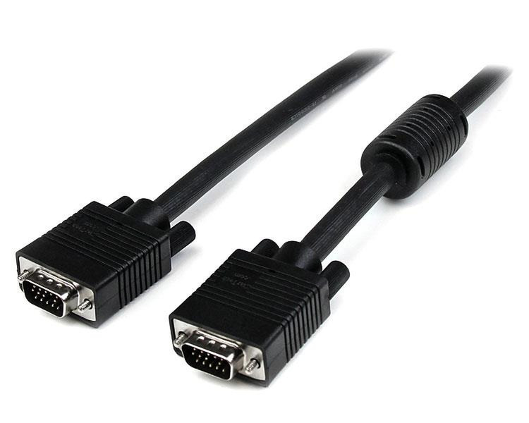 StarTech.com MXTMMHQ1M 1м VGA (D-Sub) VGA (D-Sub) Черный VGA кабель