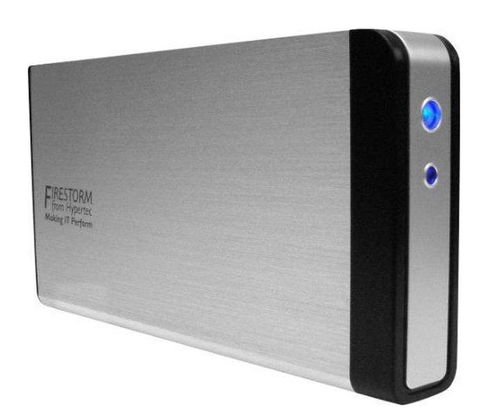 Hypertec FireStorm V2, 1TB 2.0 1000GB Silver external hard drive