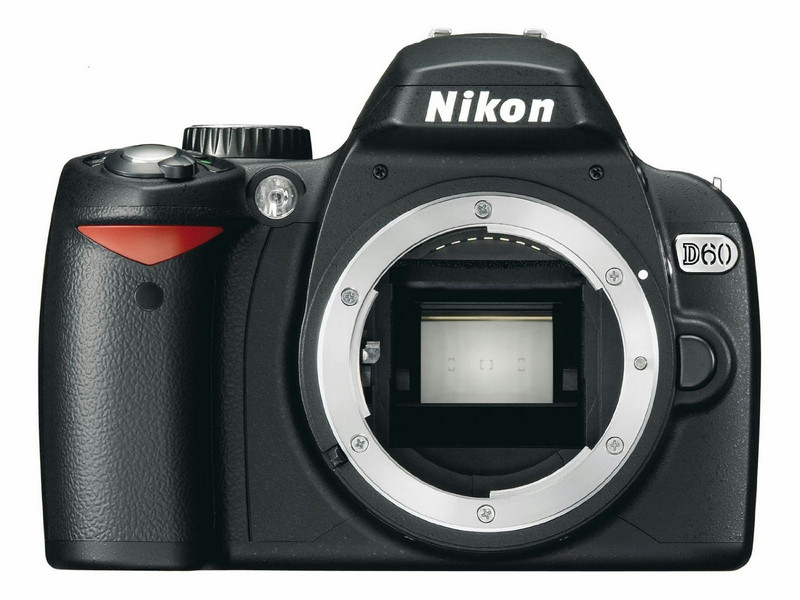 Nikon D60 10.2MP CCD 3872 x 2592Pixel Schwarz