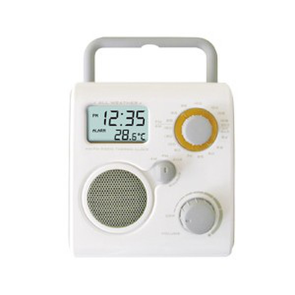 Lovemytime EM110331419 Tragbar Analog Grau, Weiß Radio