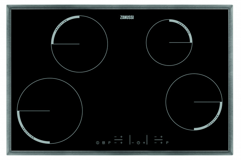 Zanussi ZEI 8640 XBA built-in Electric induction Black,Stainless steel