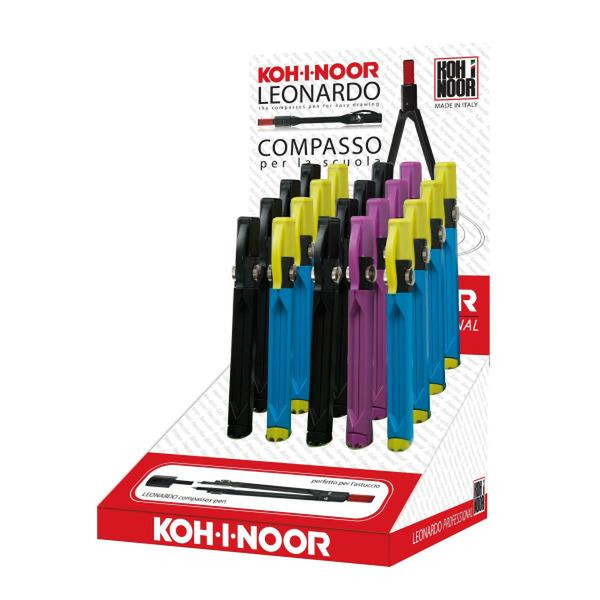 Koh-I-Noor Leonardo Zamak Multicolour 16pc(s) divider