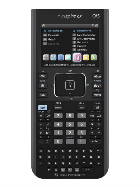Texas Instruments TI-Nspire CX CAS Pocket Graphing calculator Black