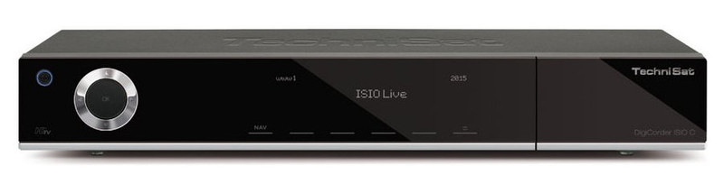 TechniSat DigiCorder ISIO C 500GB Cable Full HD Black TV set-top box