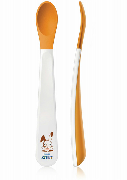 Philips AVENT SCF710/10 Toddler cutlery set Оранжевый, Белый детский столовый прибор