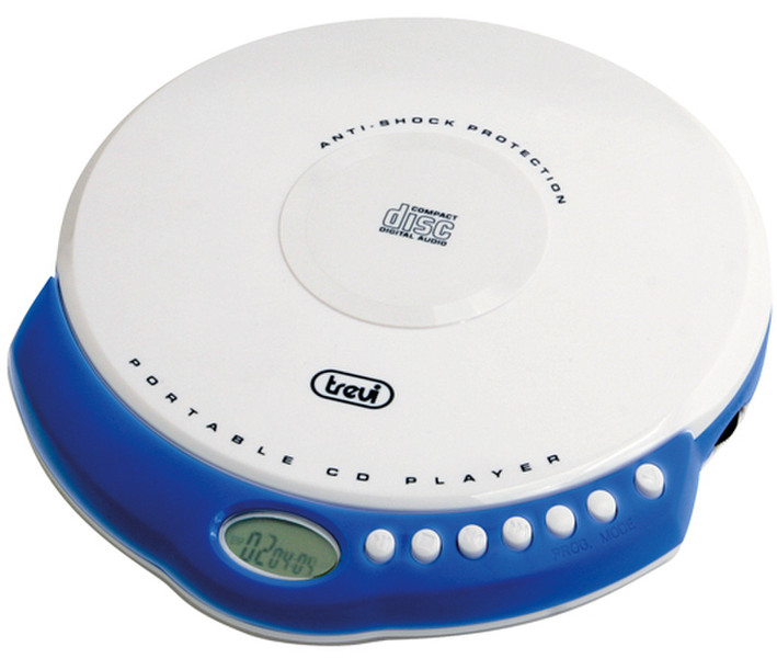 Trevi CMP 498 Portable CD player Blue,White